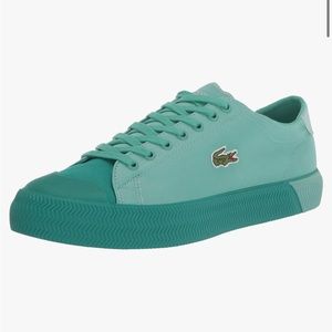 NEW IN BOX Men’s 7.5 Green Lacoste Gripshot Canvas Sneakers